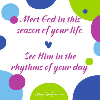 Settle Into Your Season