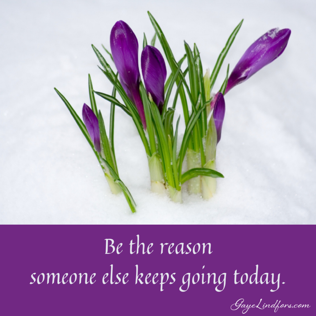 Be the reason