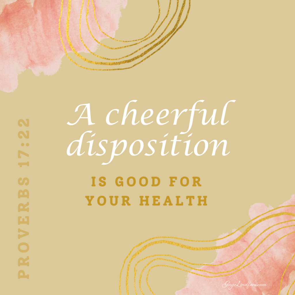 Cheerful disposition health FB