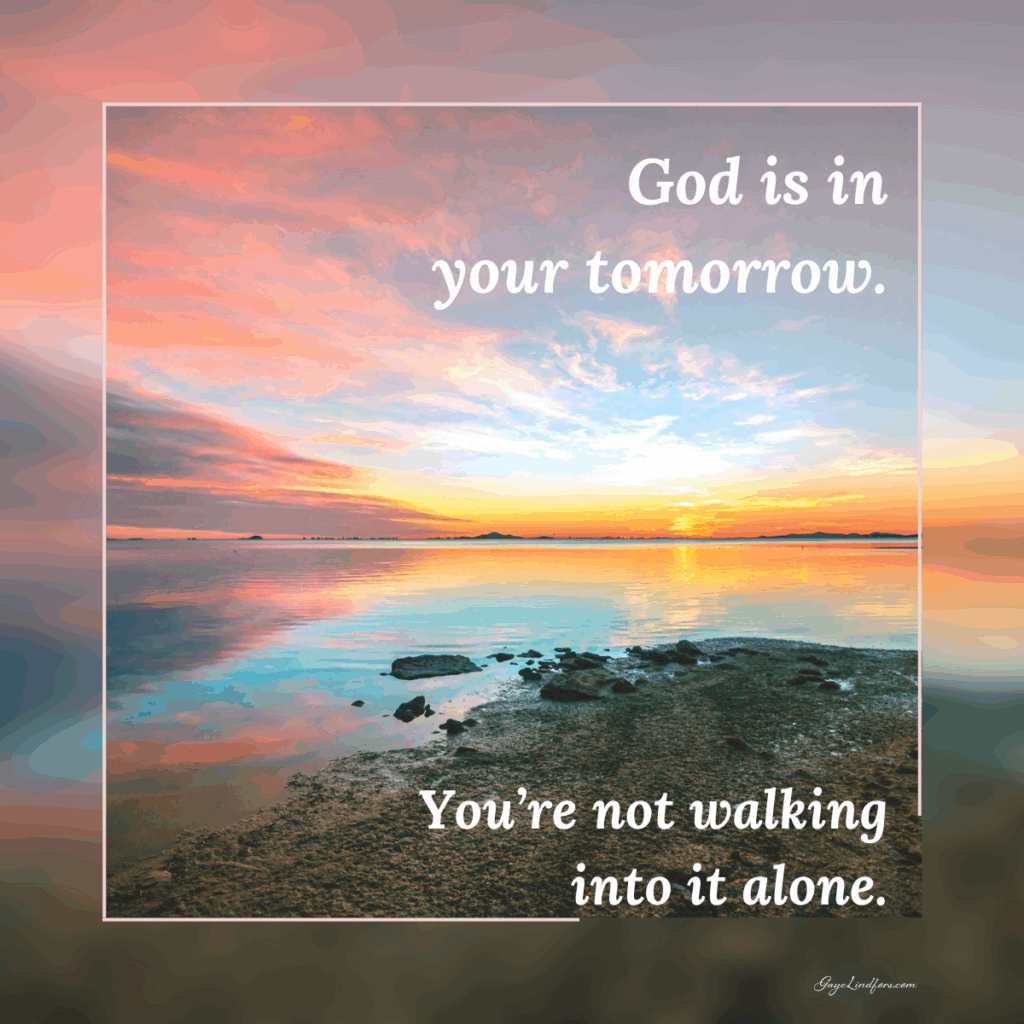 God is in tomorrow FB